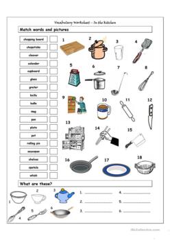 Preview of Kitchen Terms