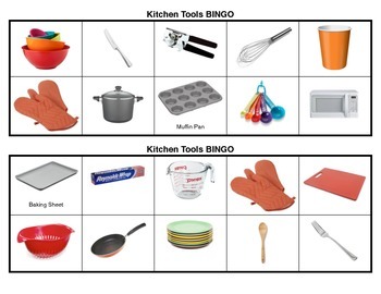 Kitchen Tool BINGO by Kristen Okano