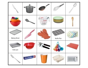 Kitchen Tool BINGO by Kristen Okano