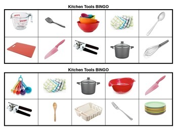 Kitchen Tool BINGO by Kristen Okano