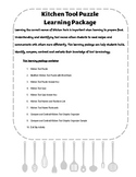 Kitchen Tool Puzzle and Learning Package