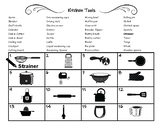 Kitchen Tool Worksheet and Answer Key