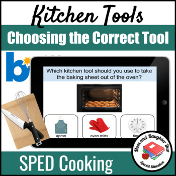 Preview of Kitchen Tools - Choosing the Correct Kitchen Tool Boom Cards™
