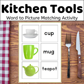 Kitchen Utensils 2 Mini Cards Coloring 