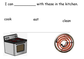 Preview of Kitchen Vocabulary