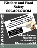 Kitchen and Food Safety and Tools Escape Room (Digital and