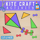 Kite Craft For Kids | Spring Craft | Kite Craftivity | Cut