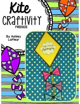 Preview of Kite Craftivity Freebie