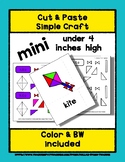Kite - Cut & Paste Craft - Mini Craftivity for Pre-K & Kin