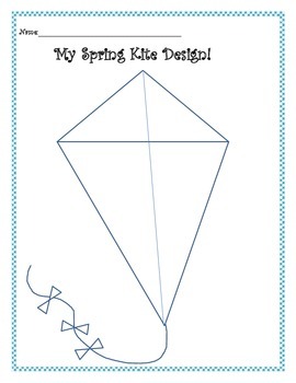 Kite Designer worksheet by OTR in Special Education | TpT