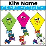 Kite Name Craft Template Spring Activities Bulletin Board 