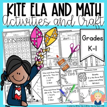 Preview of Kites Informational Booklet and Kite Craft for Kindergarten and First Grade