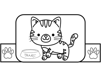 Kitten Cat Craft | Letter C Craft | Preschool Kindergarten 1st Grade | Cats