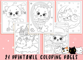 Kitten Coloring Pages, 21 Printable Kitten Coloring Pages 