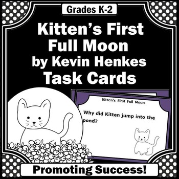 Preview of Book Companion Kittens First Full Moon 1st Grade Reading Centers Short Stories