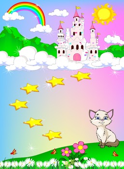 Preview of Kitty Behavior Rewards Chart for Kids
