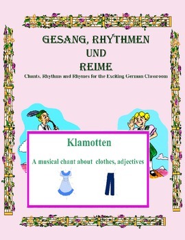 Preview of German Musical Chant About Clothing and Adjectives - Klamottten