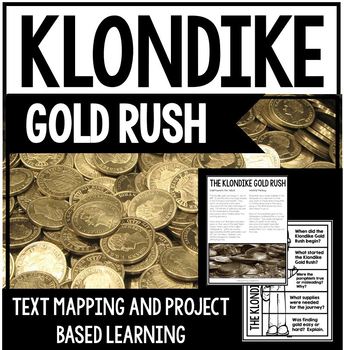 Preview of Klondike Gold Rush Unit - Reading Passage - Questions - Canadian History
