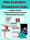Knee Eval: Palpations, Special Tests, and MMTs: Presentati