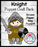 Knight Craft Fairy Tale Activity - Paper Bag Puppet - Rete