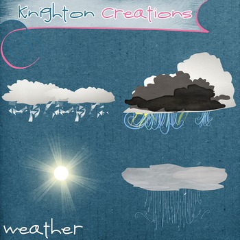 Preview of Knighton Creations - Academic Clipart - Weather