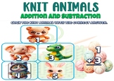 Knit Animals Addition and Subtraction