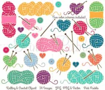 Knitting Clipart Knitting Clip Art Yarn Clipart Yarn Clip Art