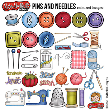 Sewing Pin Isolated Icon Vector Illustration Design Royalty Free