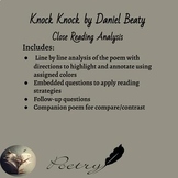 Knock Knock by Daniel Beaty Close Reading