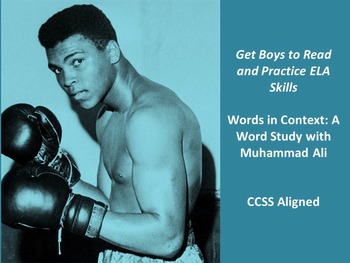 Knock Out Context Clues with Muhammad Ali: CCSS Aligned by Carpe Momentum