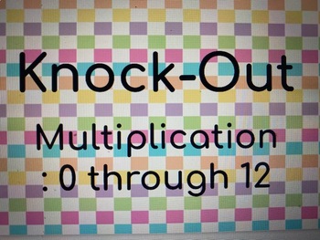 Preview of Knock Out: Fact Fluency Multiplication and Division