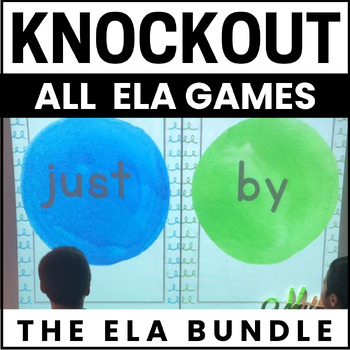 Preview of Knockout LANGUAGE ARTS MEGA Bundle - ELA Games - Literacy Games