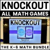 Math Games Bundle {All 850+ Math Knockout Games} - K-6 Mat