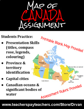 grade 9 map of canada assignment