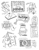 Know Your Media art vocabulary handout/poster