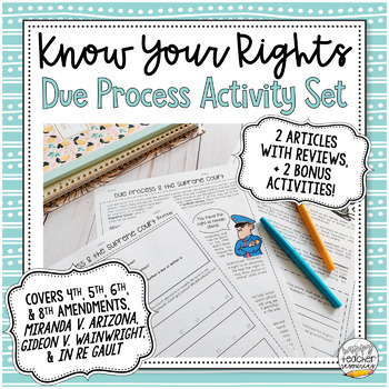 your rights due process assignment quizlet