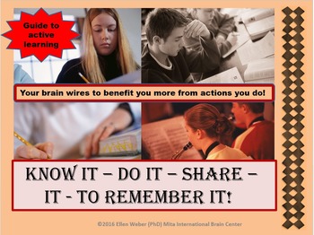 Preview of Know it - Do it - Share it - to Remember It!