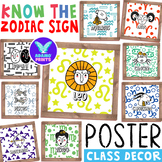 Know the Zodiac Sign Posters Astrology Knowledge Bulletin 