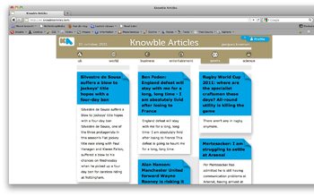 Preview of Knowble Articles - online language learning