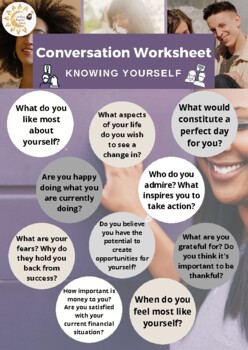 Knowing Yourself Conversation by Sunshine English | TPT