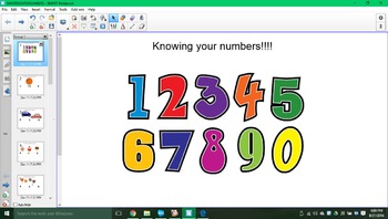 Preview of Knowing your numbers SMARTboard activity!!!