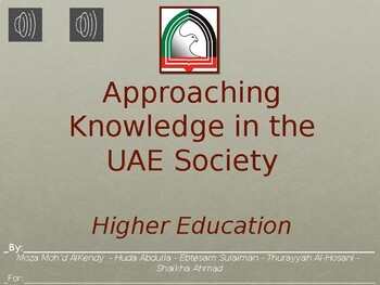 Preview of Knowledge Societies (Audio Supplied)