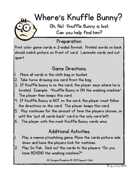 Knuffle Bunny Worksheets Teaching Resources Teachers Pay Teachers