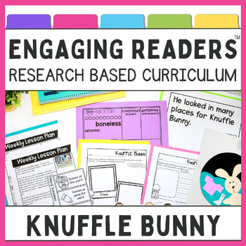 Preview of Knuffle Bunny Reading Comprehension Lesson Plans, Activities and Craft