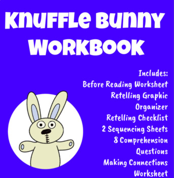 Preview of Knuffle Bunny Workbook