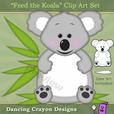 Koala Clip Art Frame "Feed the Koala"