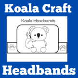 Koalas Koala Bear Craft | Worksheet Activity Pre K Kindergarten