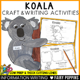 Koala Craft & Writing | Australian Animals, Aussie Animals