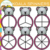 Koala Spinners Clip Art