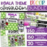 Koala Theme - Complete Classroom Decor BUNDLE